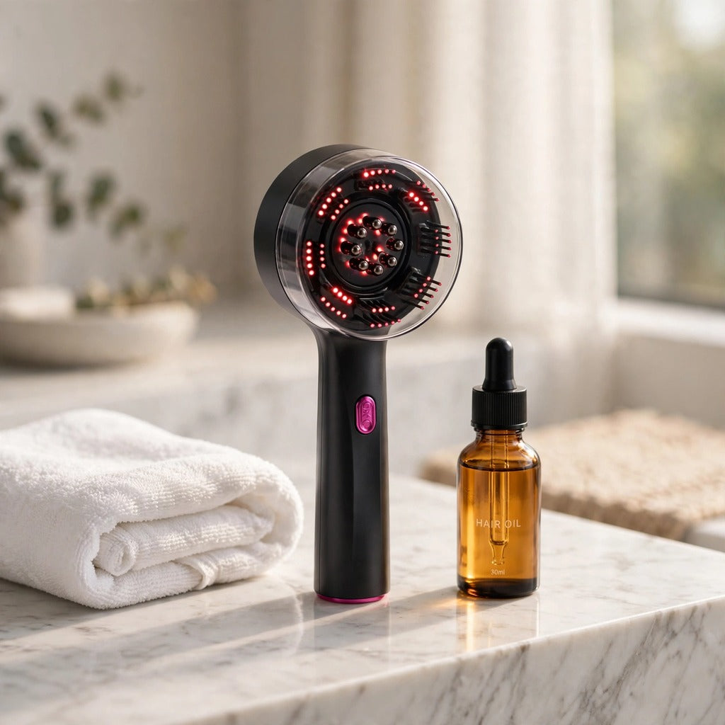 Luméa RootRevive – 3-in-1 Red Light Scalp Massager & Oil Applicator