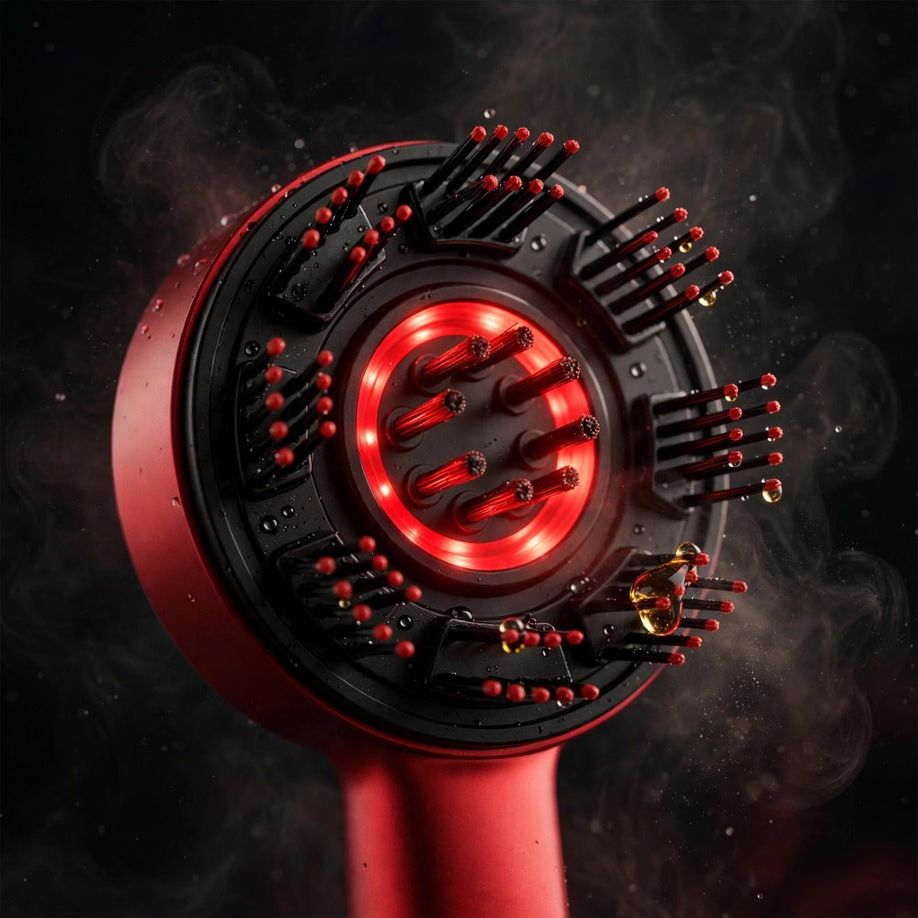 Luméa RootRevive – 3-in-1 Red Light Scalp Massager & Oil Applicator