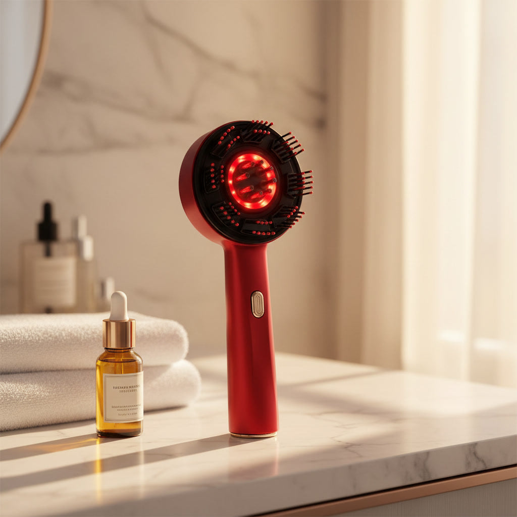 Luméa RootRevive – 3-in-1 Red Light Scalp Massager & Oil Applicator