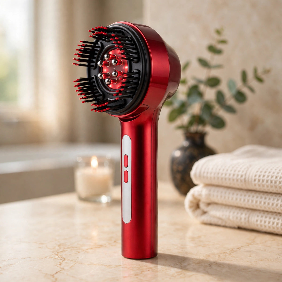 Luméa RootRevive – 3-in-1 Red Light Scalp Massager & Oil Applicator